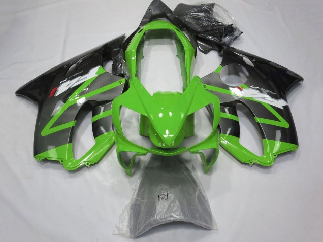 2004-2007 Honda CBR600 F4i Motorcycle Fairings - Green Grey Glossy Black Canada