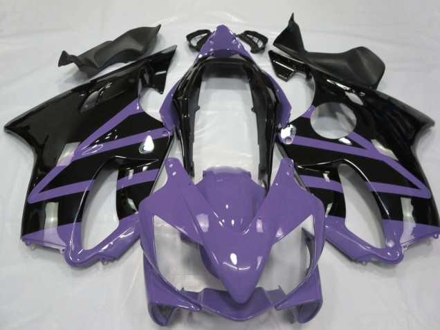 2004-2007 Honda CBR600 F4i Motorcycle Fairings - Light Purple Glossy Black Canada