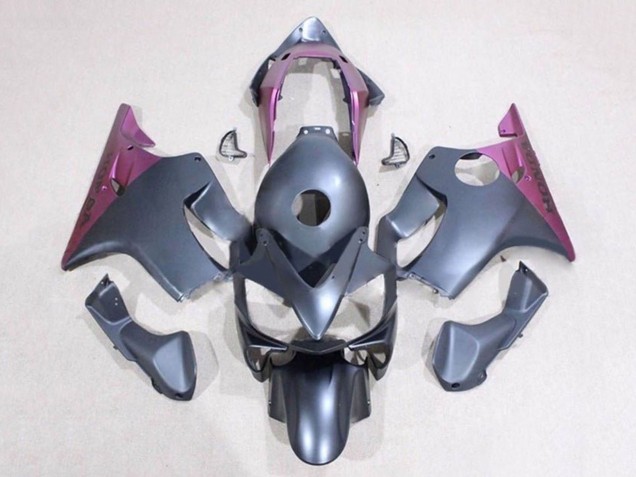 2004-2007 Honda CBR600 F4i Motorcycle Fairings - Matte Grey Light Purple Canada
