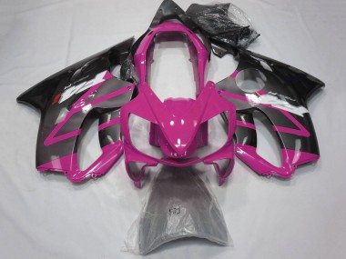 2004-2007 Honda CBR600 F4i Motorcycle Fairings - Pink Grey Glossy Black Canada