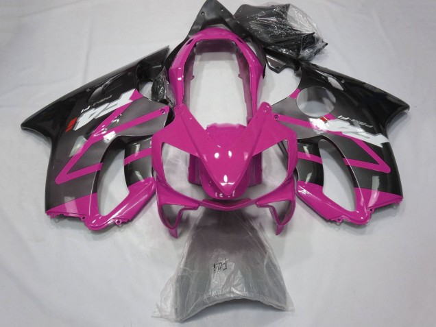 2004-2007 Honda CBR600 F4i Motorcycle Fairings - Pink Grey Glossy Black Canada