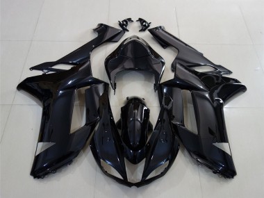 2007-2008 Kawasaki ZX6R Motorcycle Fairing - Glossy Black Canada