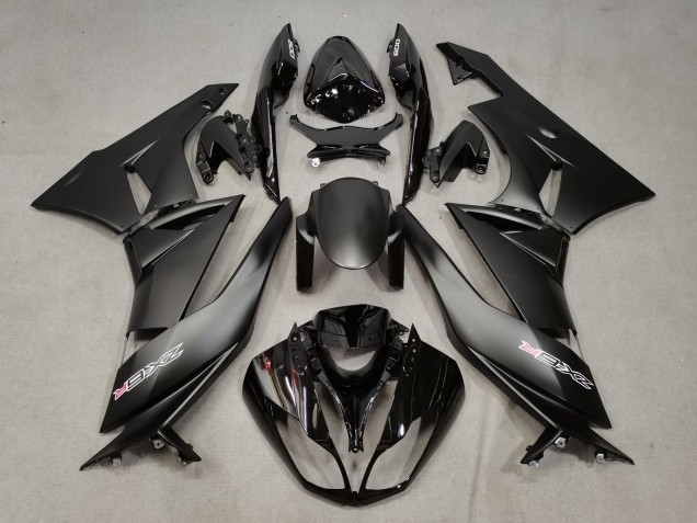 2009-2012 Kawasaki ZX6R Motorcycle Fairings - Matte Black Glossy Black White Red Canada