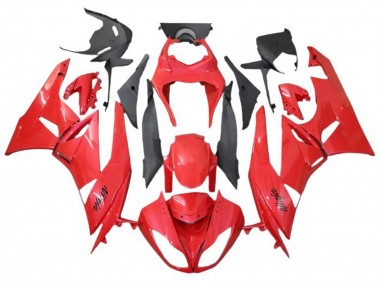 2009-2012 Kawasaki ZX6R Motorcycle Fairings - Red Canada