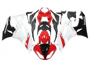 2009-2012 Kawasaki ZX6R Motorcycle Fairings - Red White Black Canada