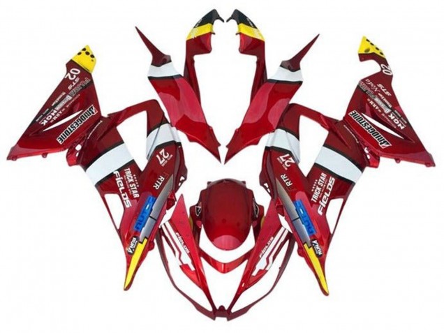 2013-2018 Kawasaki ZX6R Motorcycle Fairings - Red Yellow White Blue Canada