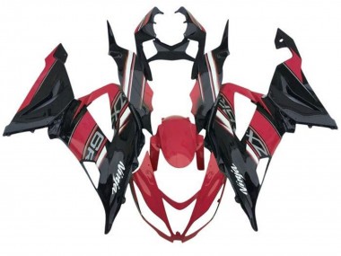 2013-2018 Kawasaki ZX6R Motorcycle Fairings - Red Black White Canada