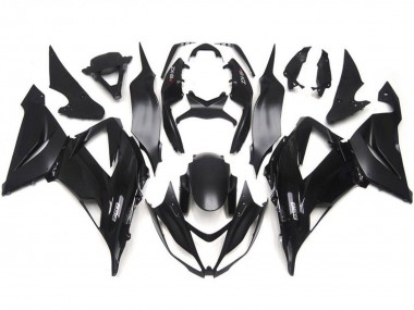 2013-2018 Kawasaki ZX6R Motorcycle Fairing Kits - Glossy Black Matte Black Canada