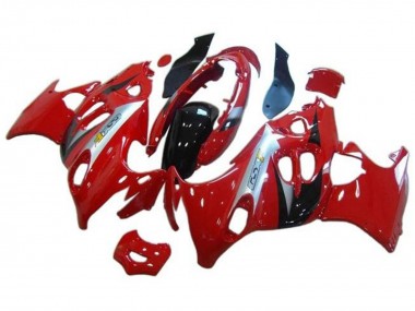 2004-2006 Suzuki GSX600F/GSX750F Motorcycle Fairings - Red Silver Black Canada