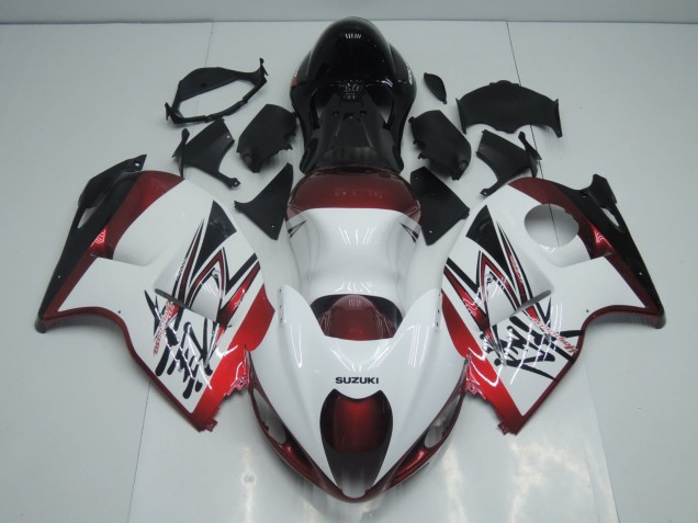 1996-2007 Suzuki GSXR1000 Motorcycle Fairings - White Candy Red Black Canada