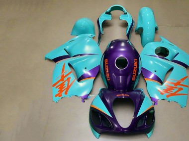 1996-2007 Suzuki GSXR1000 Motorcycle Fairings - Matte Purple Orange Blue Canada