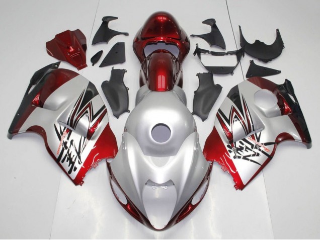 1996-2007 Suzuki GSXR1000 Motorcycle Fairings - Silver Candy Red Black Canada