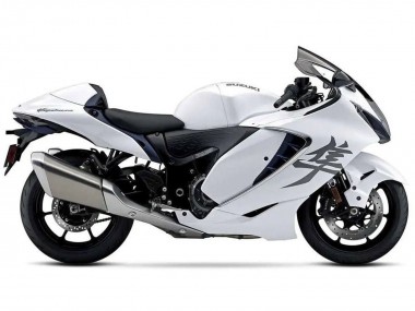 2021-2025 White Suzuki GSXR 1300 Hayabusa Motorcycle Fairings Canada
