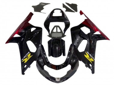 2000-2002 Suzuki GSXR1000 Motorcycle Fairings - Glossy Black Red Yellow Canada