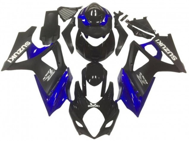 2005-2006 Suzuki GSXR 1000 Motorcycle Fairings - Black Blue Canada