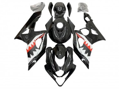 2005-2006 Suzuki GSXR 1000 Motorcycle Fairings - Black White Red Shark Canada