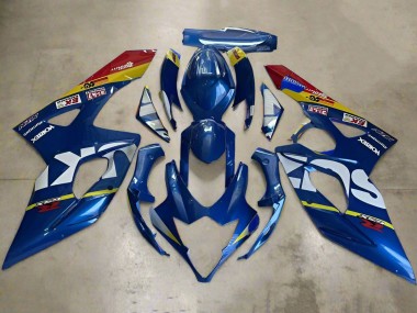 2005-2006 Suzuki GSXR 1000 Motorcycle Fairings - Blue White Yellow Red Canada