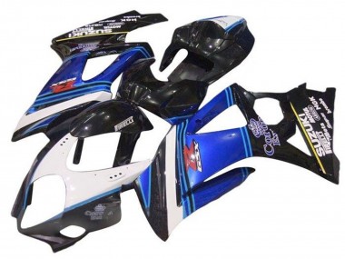2007-2008 Suzuki GSXR 1000 Motorcycle Fairings - White Blue Black Corona Canada