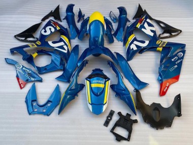 2009-2016 Suzuki GSXR 1000 Motorcycle Fairings - Blue Yellow White Red Canada