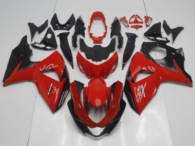 2009-2016 Suzuki GSXR 1000 Motorcycle Fairing - Red Black Canada