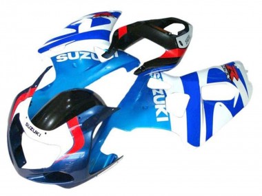2001-2003 Suzuki GSXR 600 / GSXR 750 Motorcycle Fairings - White Blue Red Black Canada