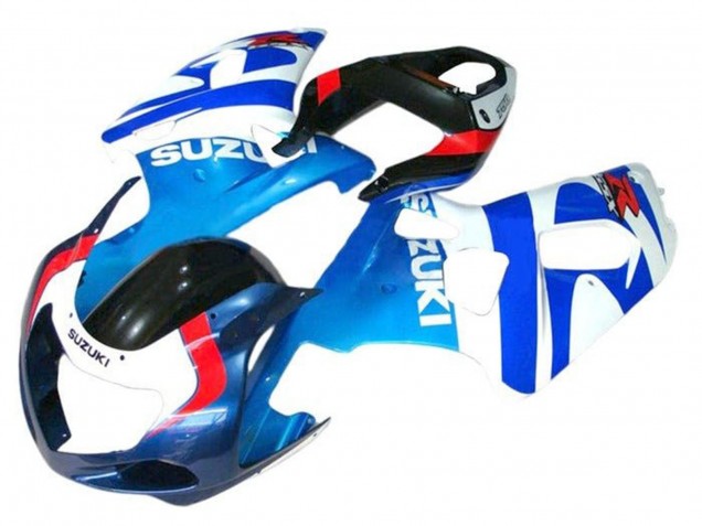 2001-2003 Suzuki GSXR 600 / GSXR 750 Motorcycle Fairings - White Blue Red Black Canada