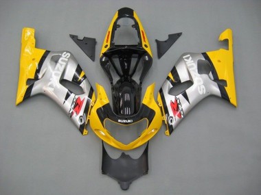 2001-2003 Suzuki GSXR 600 / GSXR 750 Motorcycle Fairings - Yellow Silver Glossy Black Red Canada