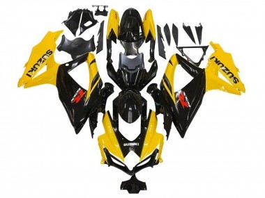 2008-2010 Suzuki GSXR 600 / GSXR 750 Motorcycle Fairings - Yellow Glossy Black Red Canada