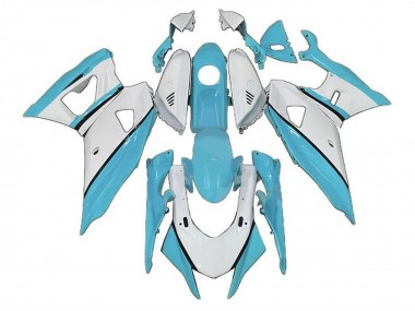 2021-2024 Yamaha YZF R7 Motorcycle Fairings - Blue Turquoise White Canada