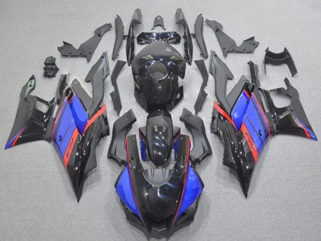 2019-2021 Yamaha YZF R3/R25 Motorcycle Fairings - Blue Red Glossy Black Canada