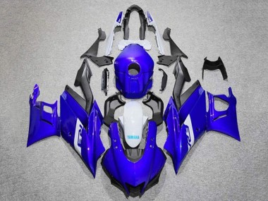 2019-2021 Yamaha YZF R3/R25 Motorcycle Fairings - Blue White Matte Black Canada