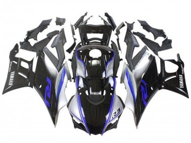 2019-2021 Yamaha YZF R3/R25 Motorcycle Fairings - Silver Blue Black Canada