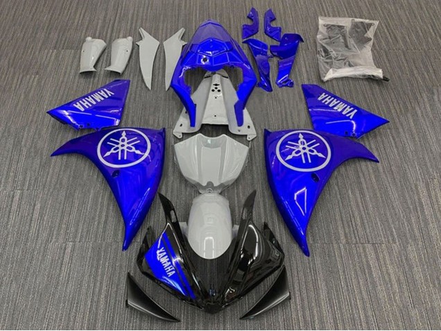 2009-2011 Yamaha YZF 1000 R1 Motorcycle Fairings - Blue Nardo Grey Black Canada