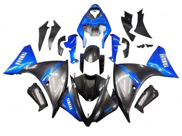 2009-2011 Yamaha YZF 1000 R1 Motorcycle Fairings - Blue Grey Black Canada