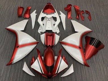 2009-2011 Yamaha YZF 1000 R1 Motorcycle Fairing - White Red Canada