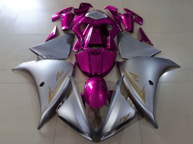 2009-2011 Yamaha YZF 1000 R1 Motorcycle Fairings - Silver Purple Canada
