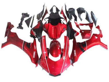 2015-2019 Yamaha YZF 1000 R1 Motorcycle Fairing - Red Black White Stripe Canada