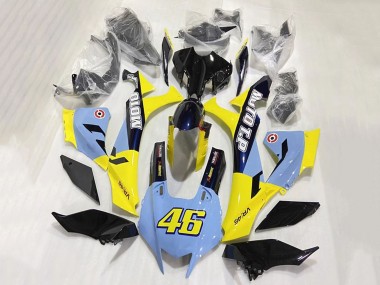 2020-2025 Yamaha YZF 1000 R1 Motorcycle Fairings - Blue Yellow Glossy Black Moto T.P 46 Canada