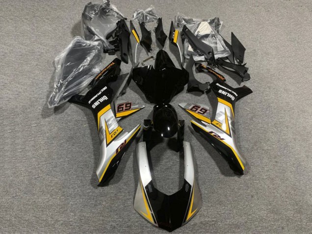 2020-2025 Yamaha YZF 1000 R1 Motorcycle Fairings - Silver Yellow Glossy Black Canada