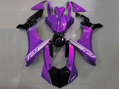 2020-2025 Yamaha YZF 1000 R1 Motorcycle Fairings - Purple Silver Glossy Black Canada