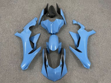 2020-2025 Yamaha YZF 1000 R1 Motorcycle Fairings - Light Blue Glossy Black Canada