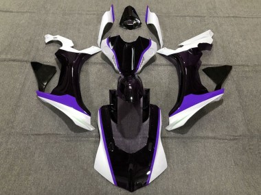 2020-2025 Yamaha YZF 1000 R1 Motorcycle Fairings - White Purple Glossy Black Canada