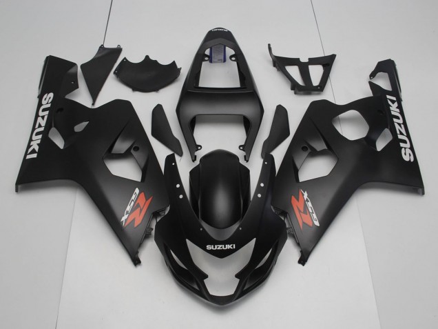 2004-2005 Suzuki GSXR 600 / GSXR 750 Motorcycle Fairings - Matte Black Red White Canada