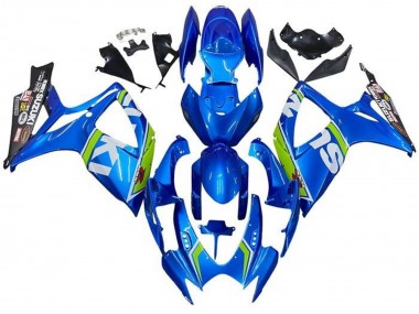 2006-2007 Suzuki GSXR 600 / GSXR 750 Motorcycle Fairings - Blue White Green Black Canada