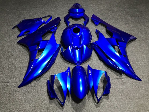 2006-2007 Yamaha YZF R6 Motorcycle Fairing - Blue Canada