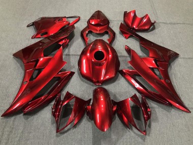 2006-2007 Yamaha YZF R6 Motorcycle Fairings - Red Canada