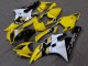 2006-2007 Yamaha YZF R6 Motorcycle Fairings - Yellow White Glossy Black Motul Michelin Canada