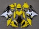 2006-2007 Yamaha YZF R6 Motorcycle Fairings - Yellow White Glossy Black Motul Michelin Canada