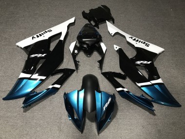 2008-2016 Yamaha YZF R6 Motorcycle Fairings - White Blue Black Spiffy Canada