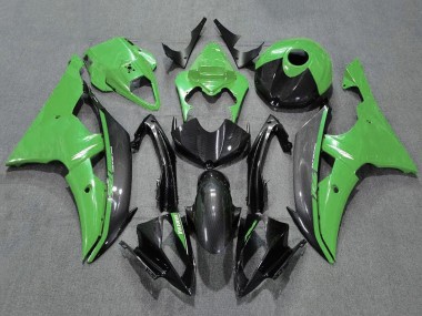 2008-2016 Yamaha YZF R6 Motorcycle Fairings - Green Carbon Fiber Style Canada